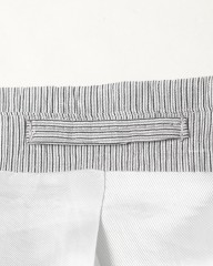 Finjack楊柳リネンコットンストライプ2B ジャケットmb_19l