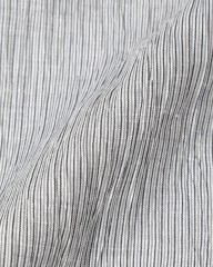 Finjack楊柳リネンコットンストライプ2B ジャケットmb_22l