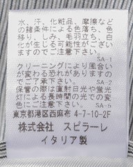 Finjack楊柳リネンコットンストライプ2B ジャケットmb_24l