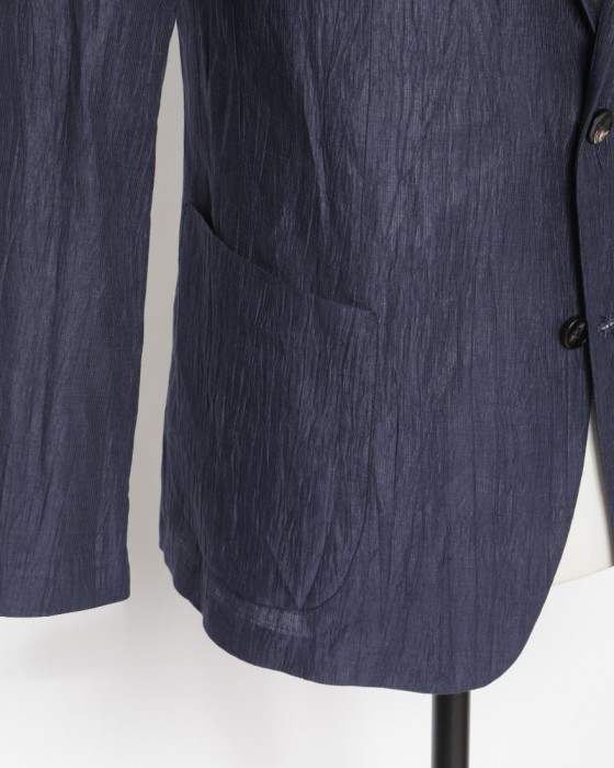 Finjack楊柳リネンコットン2B ジャケット06l