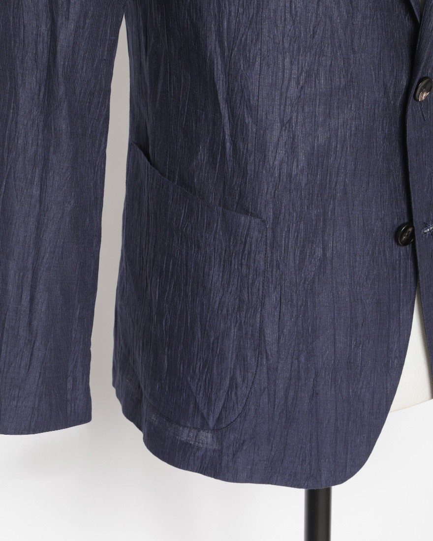 Finjack楊柳リネンコットン2B ジャケット06l