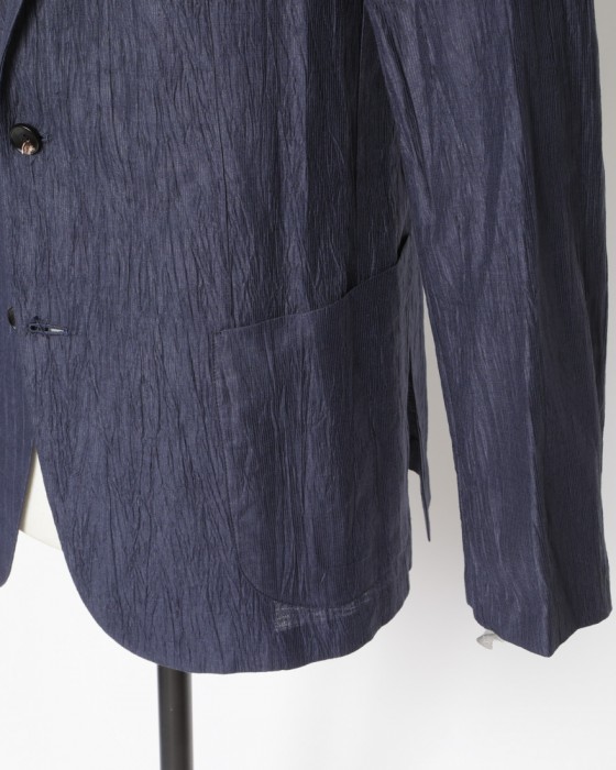 Finjack楊柳リネンコットン2B ジャケット07l