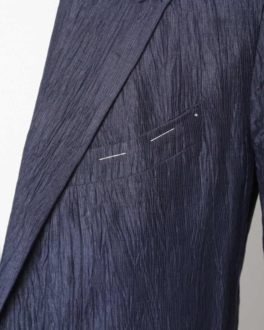 Finjack楊柳リネンコットン2B ジャケット08l