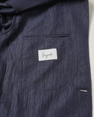 Finjack楊柳リネンコットン2B ジャケットmb_17l