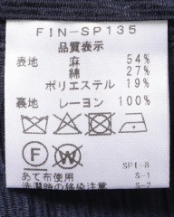 Finjack楊柳リネンコットン2B ジャケットmb_22l