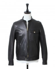 Cinquanta（チンクアンタ）ラムレザーシングルライダース【FRENCH MOTOR CYCLE BLOUSON N514】