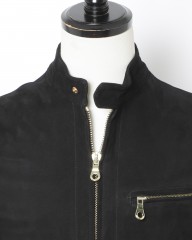 Cinquantaスエードシングルライダース【STAND COLLAR SINGLE RIDERS/H502/1】mb_01l