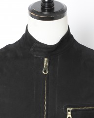 Cinquantaスエードシングルライダース【STAND COLLAR SINGLE RIDERS/H502/1】mb_02l