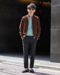 Cinquantaゴートスエードボンバーブルゾン【BOMBER BLOUSON/H505】mb_ma