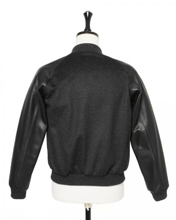 Cinquantaウールメルトンラムレザー アワードジャケット【AWARD BLOUSON/R531】04l