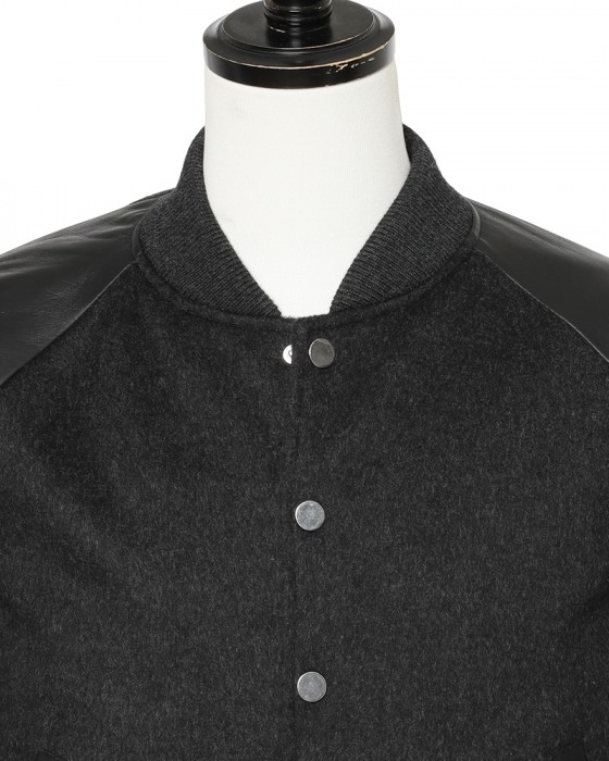 Cinquantaウールメルトンラムレザー アワードジャケット【AWARD BLOUSON/R531】05l