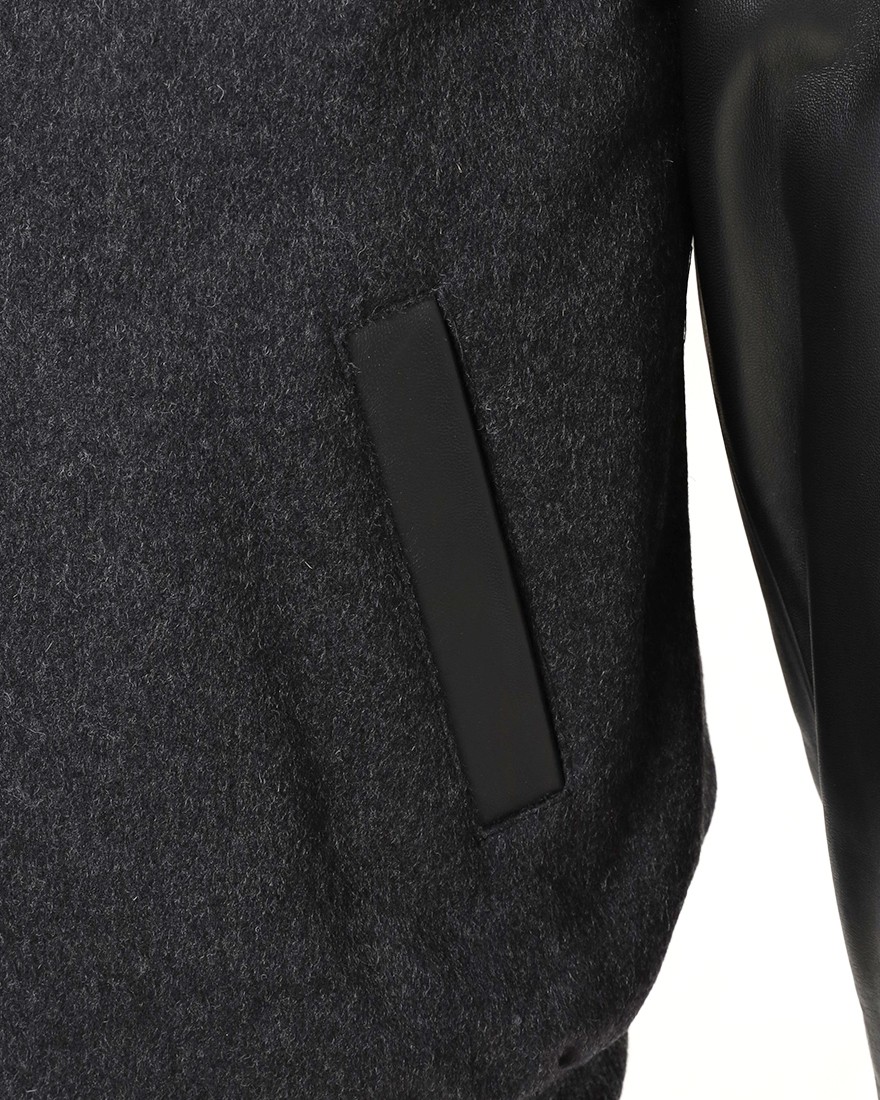 Cinquantaウールメルトンラムレザー アワードジャケット【AWARD BLOUSON/R531】09l