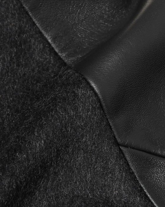 Cinquantaウールメルトンラムレザー アワードジャケット【AWARD BLOUSON/R531】18l