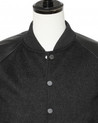 Cinquantaウールメルトンラムレザー アワードジャケット【AWARD BLOUSON/R531】mb_05l