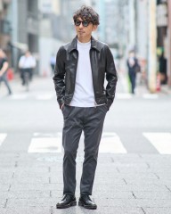 Cinquantaレギュラーカラー ジップブルゾン【REGULAR COLLAR ZIP BLOUSON/R-533/1】mb_ma