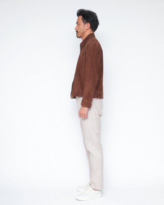 Cinquantaレギュラーカラー ジップブルゾン【REGULAR COLLAR ZIP BLOUSON/R-533】26l
