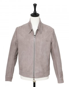 ゴートスエード レギュラーカラー ジップアップブルゾン【REGULAR COLLAR ZIP BLOUSON/R-533】