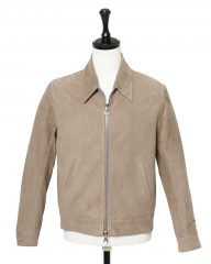 Cinquantaゴートスエード レギュラーカラー ジップアップブルゾン【REGULAR COLLAR ZIP BLOUSON/R-533】mb_c3