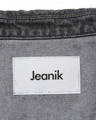 Jeanik3rdタイプ　ウォッシュドブラック デニムジャケットmb_13l