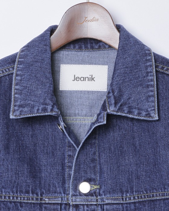 Jeanik2ndタイプ ウォッシュドブルー デニムジャケット02l