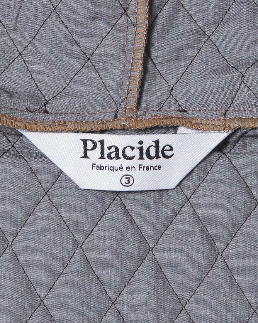 Placideコーデュロイキルティングコート15l