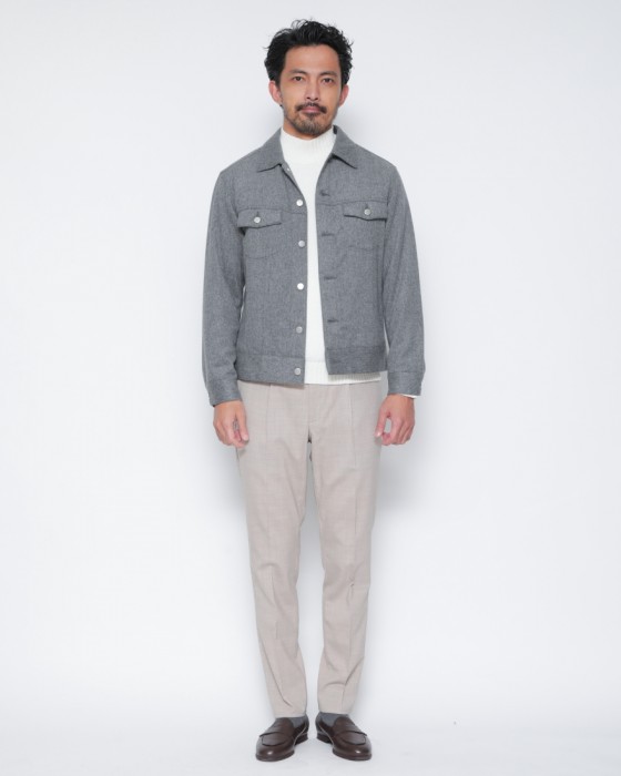 Jeanik3rdタイプ ウールカシミヤジャケット21l