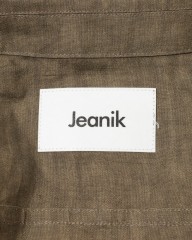 Jeanik2ndタイプ 墨染めリネン デニムジャケット【平織】mb_17l