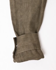 Jeanik2ndタイプ 墨染めリネン デニムジャケット【平織】mb_19l