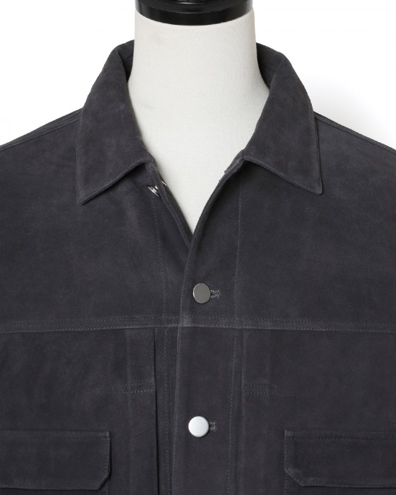 Jeanik2ndタイプ ラムスエードジャケット05l