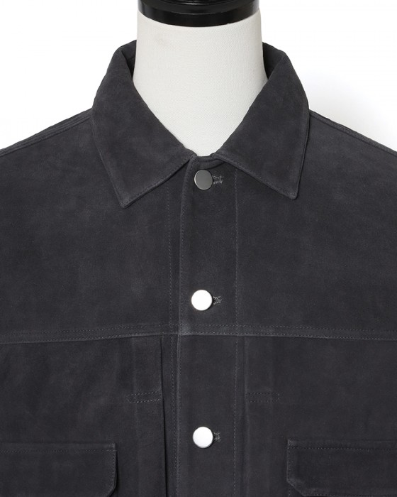 Jeanik2ndタイプ ラムスエードジャケット06l