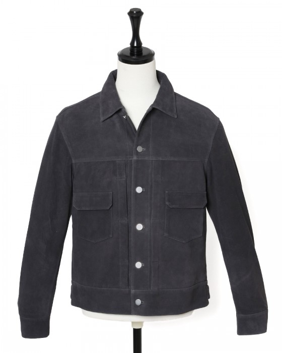 Jeanik2ndタイプ ラムスエードジャケットc0