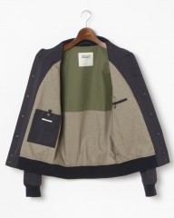 VALSTARヘリテージ 撥水コットンナイロン ブルゾン（ラインド）【VALSTARINO/SLIM FIT】mb_09l