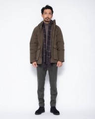 VALSTAR撥水 ワックスドコットン ダウンフードコート【Regular Fit】mb_27l