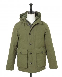 撥水 ワックスドコットン ダウンフードコート【Regular Fit】