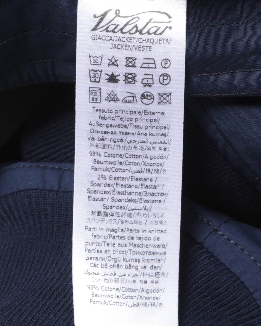 VALSTARコットンストレッチブルゾン【VALSTARINO/REGULAR FIT】19l