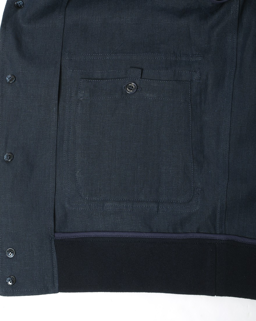 VALSTARリネンブルゾン【VALSTARINO/REGULAR FIT】12l