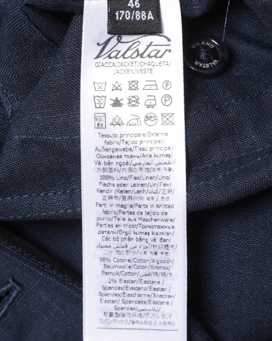 VALSTARリネンブルゾン【VALSTARINO/REGULAR FIT】17l
