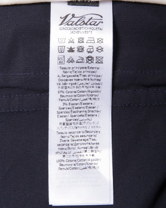VALSTARコットンストレッチブルゾン【VALSTARINO/REGULAR FIT】19l