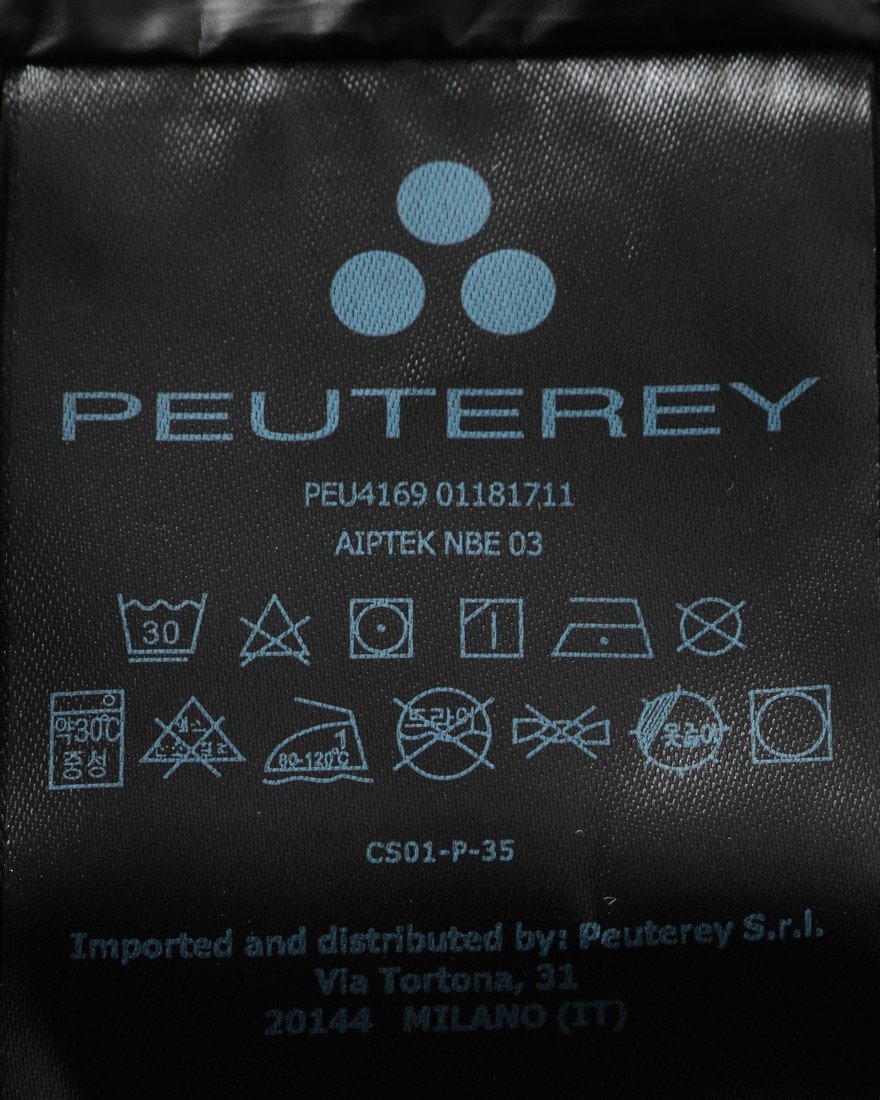 PEUTEREYフーデッドダウンジャケット【AIPTEK NBE03】25l
