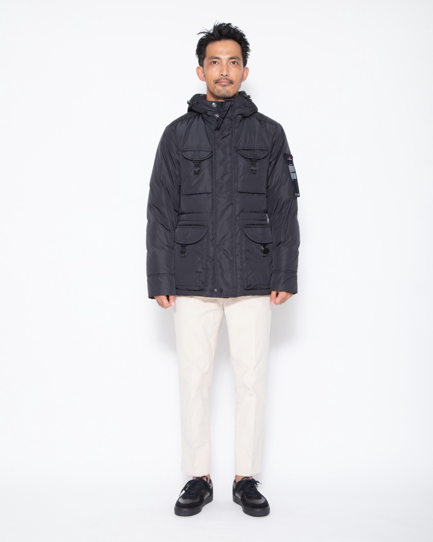 PEUTEREYフーデッドダウンジャケット【AIPTEK NBE03】29l