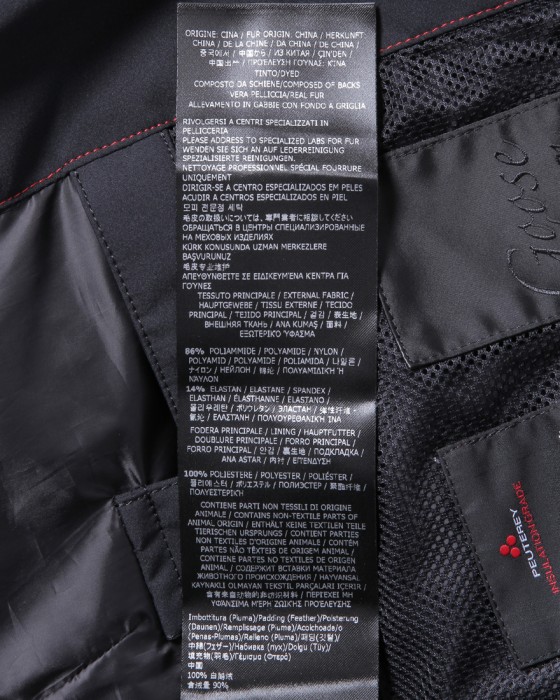 PEUTEREYレッキスラビットファー付きベルテッドダウン【HURRICANE KL JP】29l