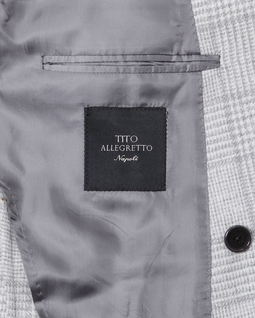 ウールグレンチェック ダブルジャケット｜TITO ALLEGRETTO