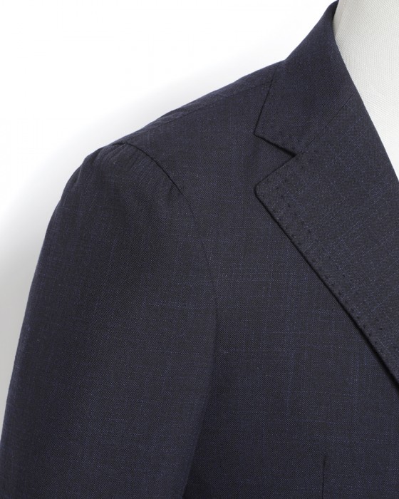 TITO ALLEGRETTOウールコットン ネイビー シングル3Bジャケット03l