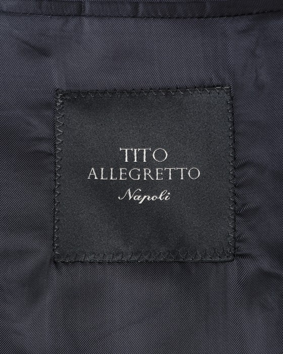 TITO ALLEGRETTOウールコットン ネイビー シングル3Bジャケット16l