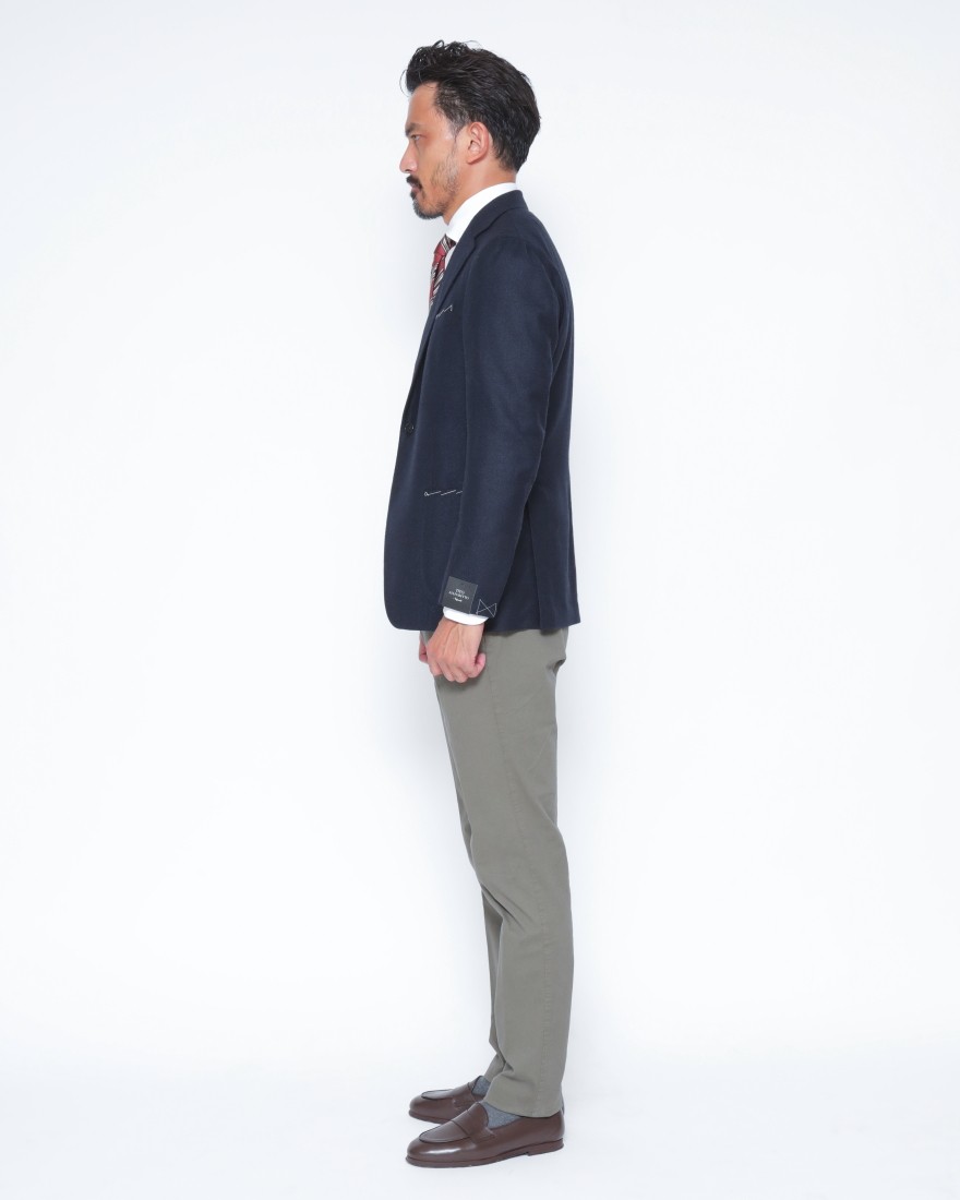 TITO ALLEGRETTOウールヘリンボーン 3Bシングル ジャケット02l