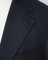 TITO ALLEGRETTOウールヘリンボーン 3Bシングル ジャケットmb_06l
