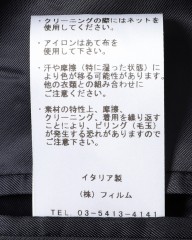 TITO ALLEGRETTOウールヘリンボーン 3Bシングル ジャケットmb_25l