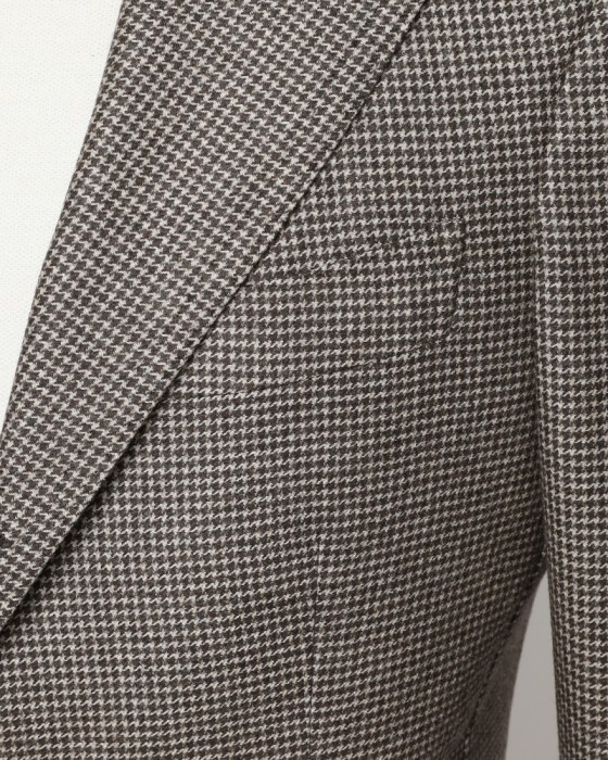 TITO ALLEGRETTOウールハウンドトゥース 3Bシングル ジャケット07l
