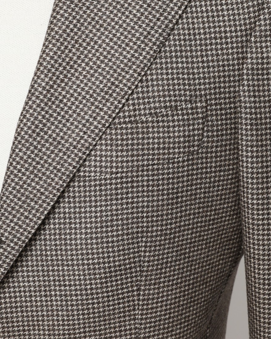 TITO ALLEGRETTOウールハウンドトゥース 3Bシングル ジャケット07l