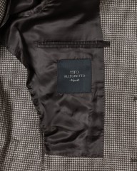 TITO ALLEGRETTOウールハウンドトゥース 3Bシングル ジャケットmb_18l